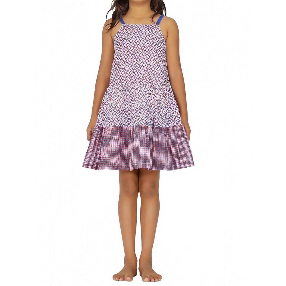 NEW LITTLE PAISLEY PEOPLE girl's ellie dress in freedom flow